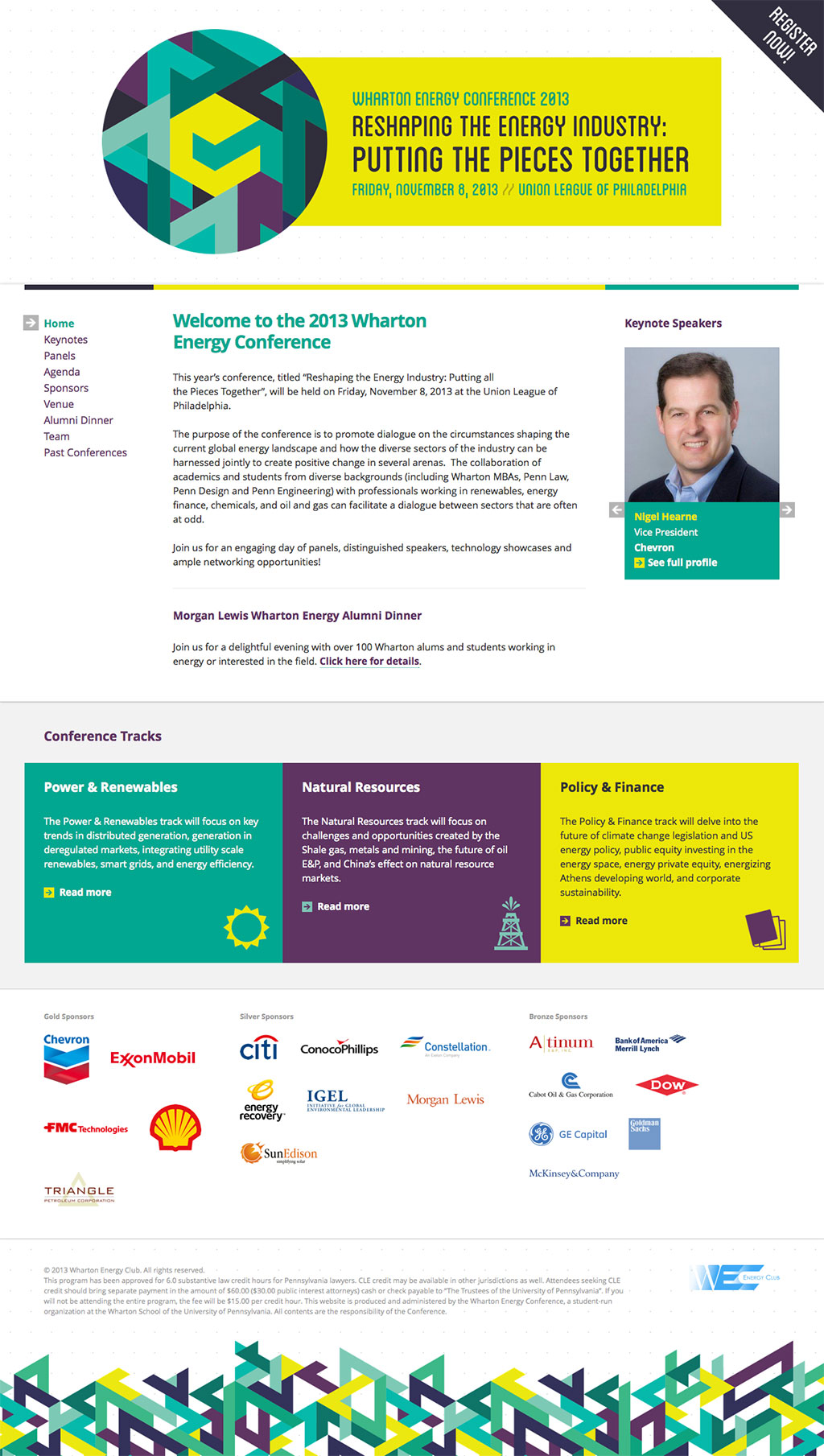 Wharton Energy Conference 2013 - Website